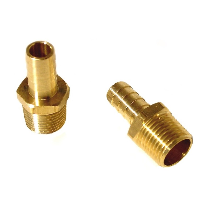 set de 2 raccords droits 1/2 mâle remplace la ref 41777