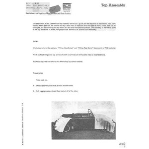 notice de montage de capote 50-72  marque TMI (dièze31)