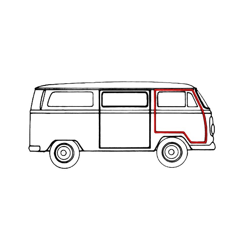 joint de porte avant droit 68-79