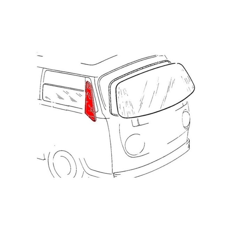 vitre de déflecteur avant droit