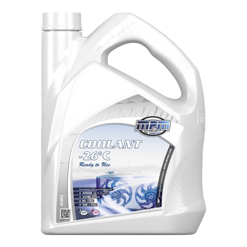 liquide de refroidissement 26 degrés en 5 litres remplace la ref C50550