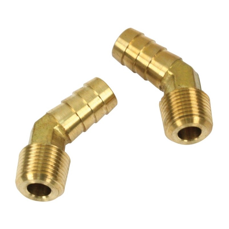 Set de 2 raccords coudés 30° 3/8 mâle