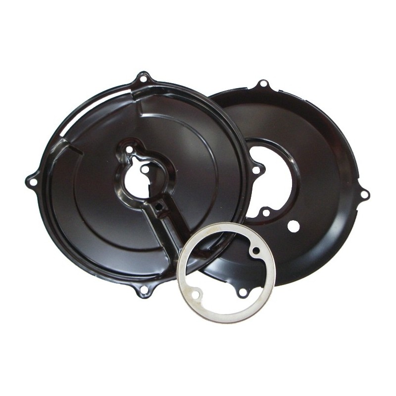 set de 3 tôles noires derrière dynamo ou alternateur