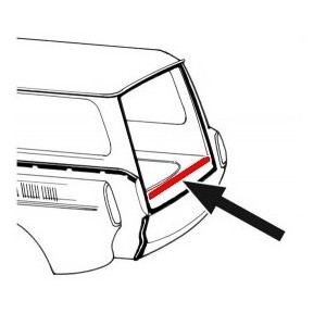 joint d'appui de hayon arrière variant