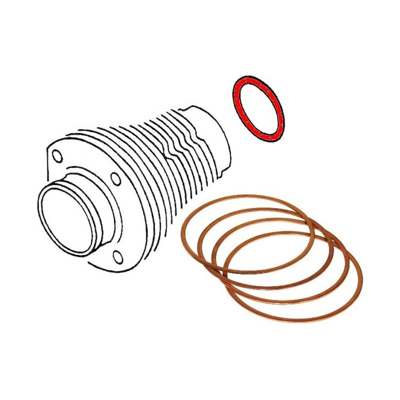 set de 4 épaisseurs de bas de cylindre 0.10