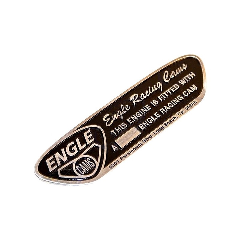 plaque en métal ENGLE CAMS