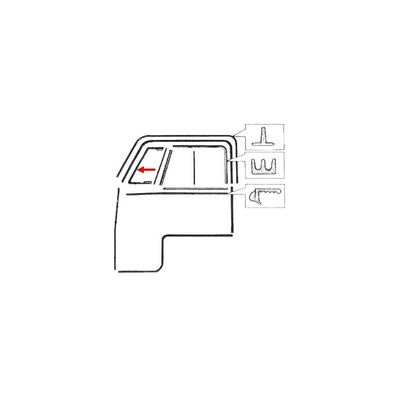 joint de déflecteur droit 52-67