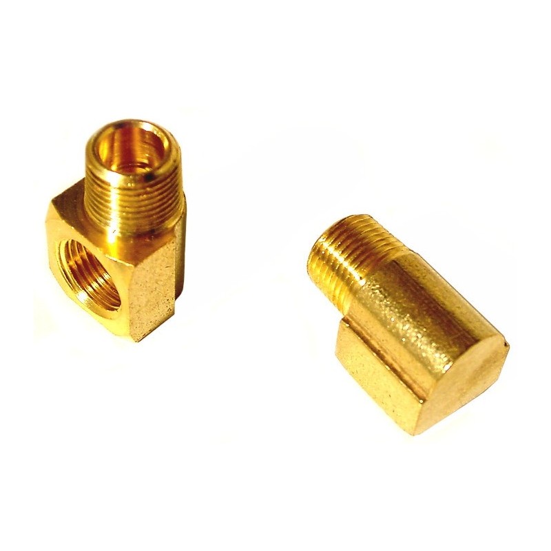 set de 2 raccords coudés 90° 3/8 mâle x 3/8 femelle remplace la ref 41752