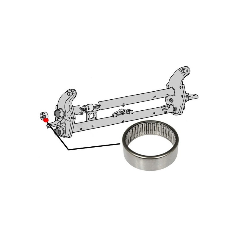 roulement à aiguille extérieur pour train avant T2 68-