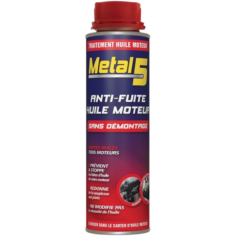 METAL 5® Anti-fuite huile moteur (300 ml)