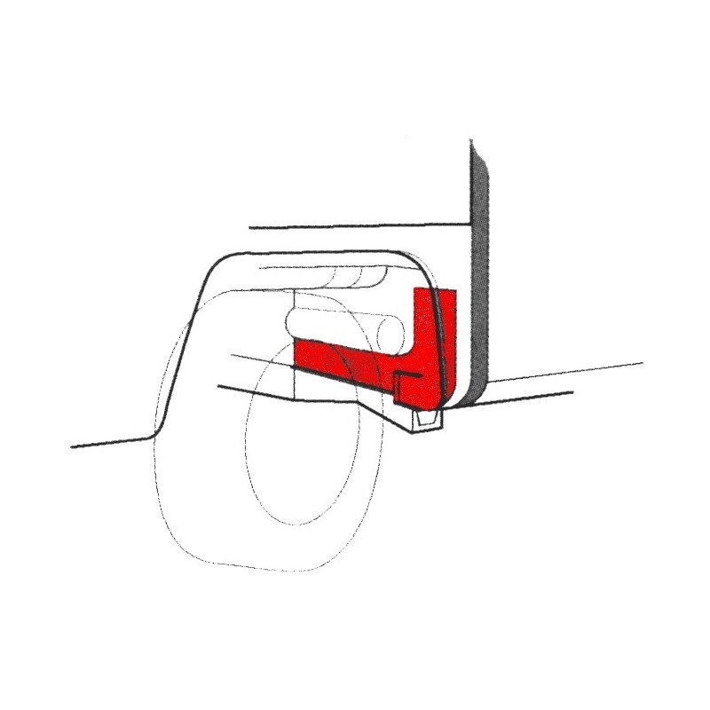 passage de roue avant gauche 68-