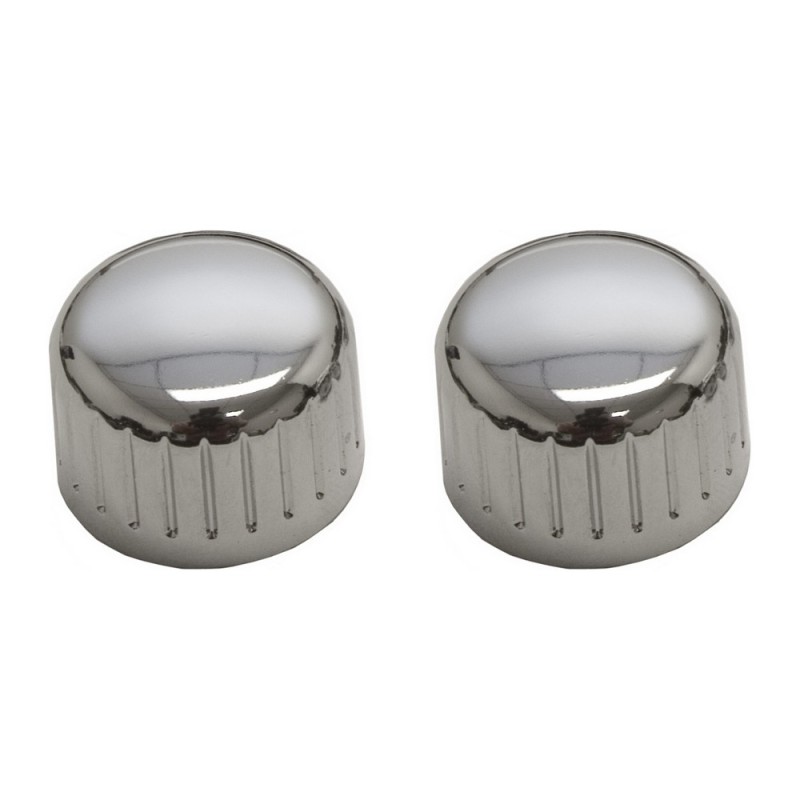 bouton de commande chromé style Euro pour autoradio Retrosound