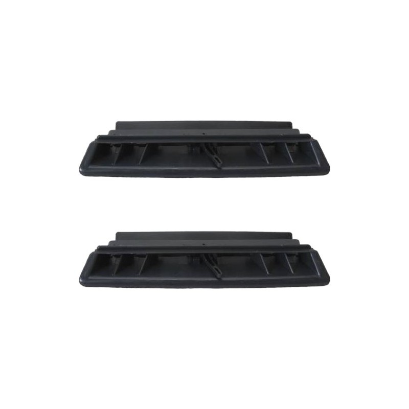 set de 2 grilles de ventilation de pare-brise 8/70- (pour vé...