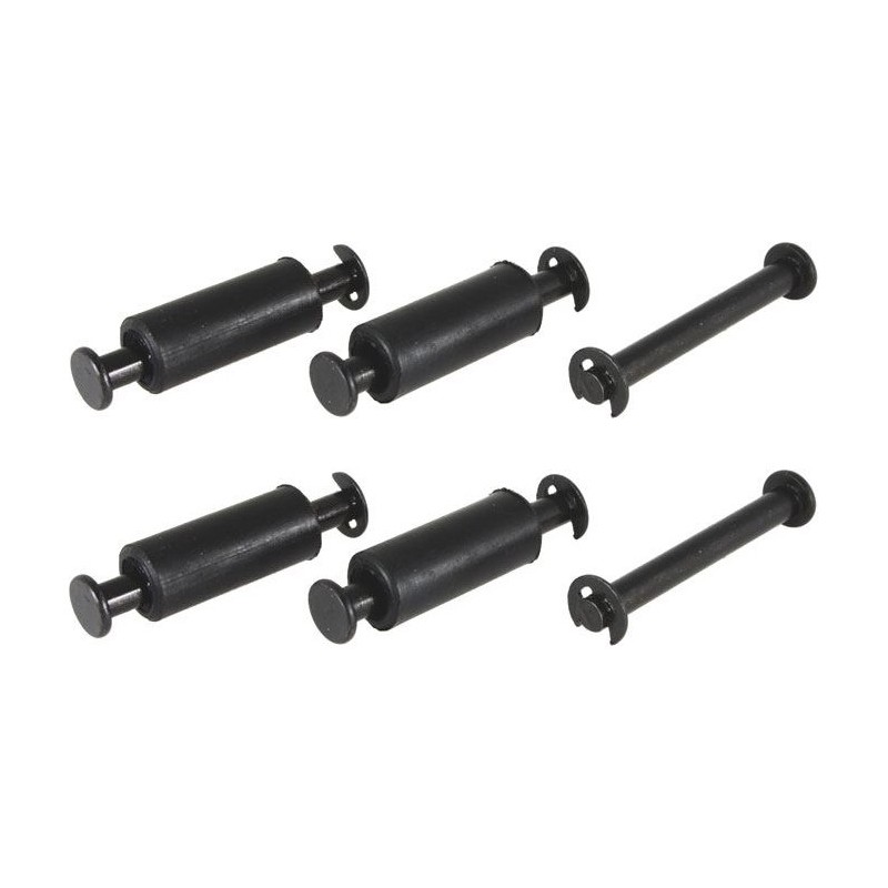 set de 6 axes + clips de portes 58-74 + 4 rouleaux