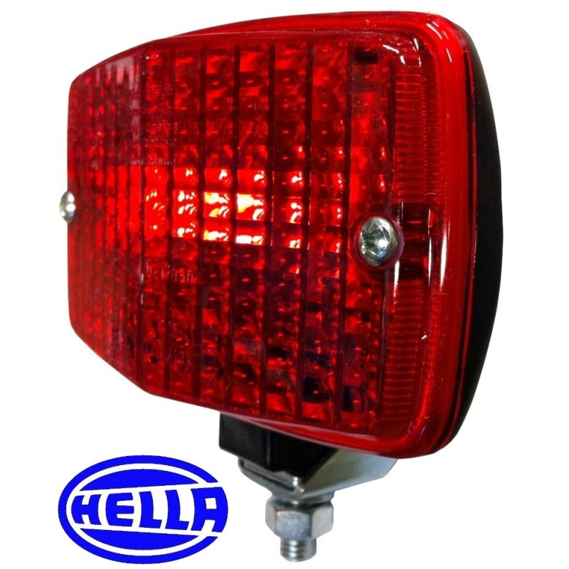 feu anti-brouillard rouge coque noire HELLA remplace la ref 31895