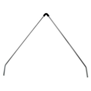 barre chromée en V de...