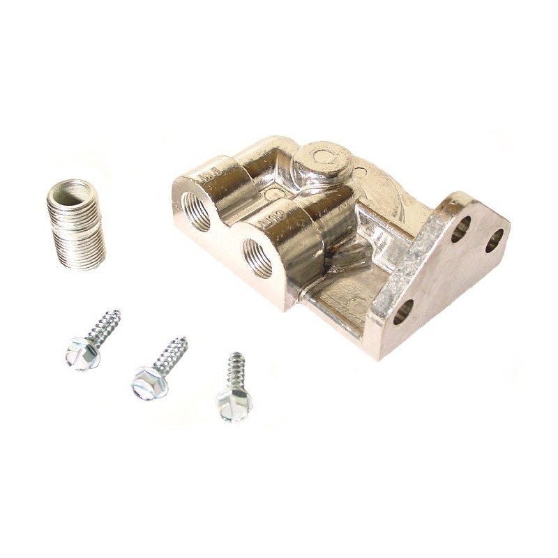 support alu pour filtre à huile sortie à droite remplace la ref 41852