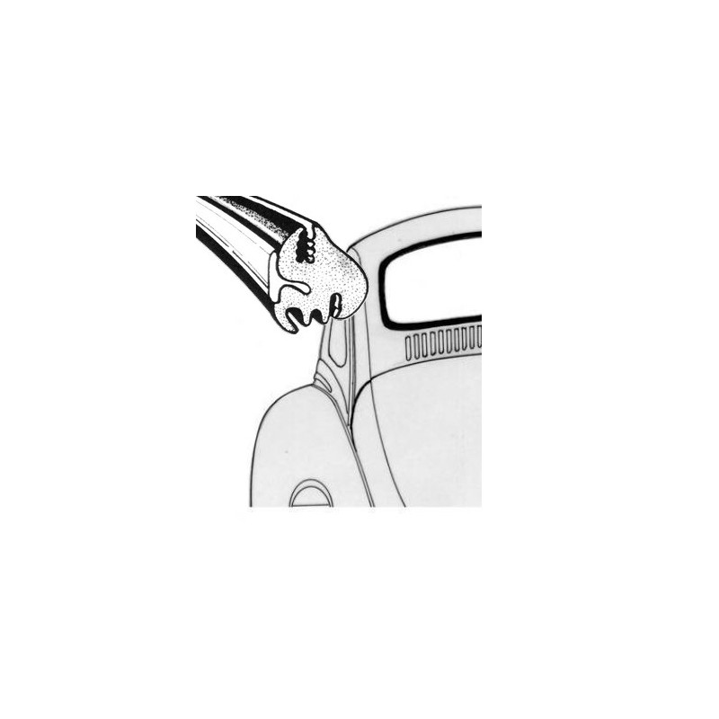 joint de lunette arrière  8/71 POUR MOULURE PLASTIQUE …