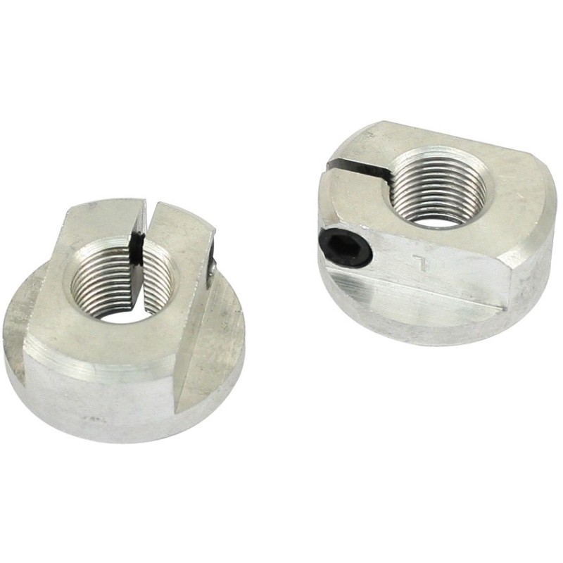 set de 2 écrous d’axes de fusées en aluminium -64