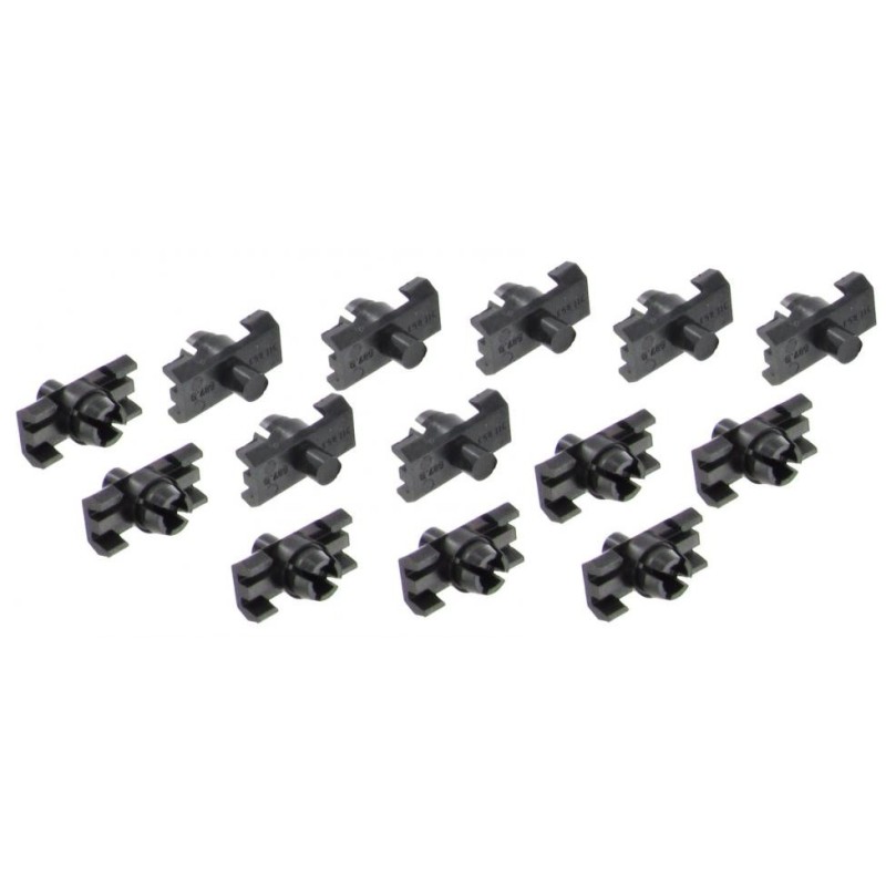 set de 14 agrafes de baguettes de bas de caisse T3 11/70-