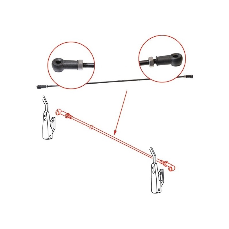tringlerie d'essuie-glace 181  8/69-2/73