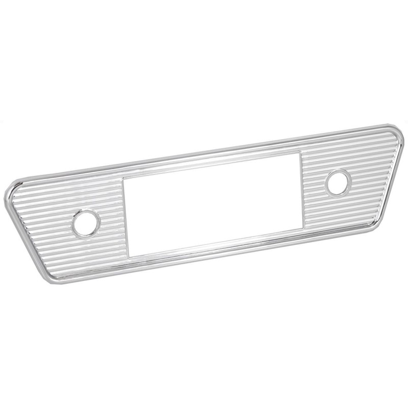 facade chromée pour autoradio Retrosound dans Karmann Ghia remplace la ref 98971