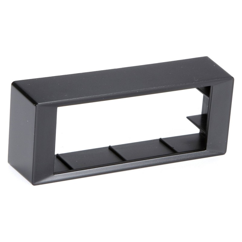 centreur noir 114,70x44,93mm pour montage autoradio Retrosound