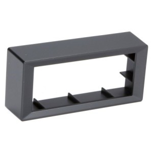 centreur noir 108,46x49,34mm pour montage autoradio Retrosound