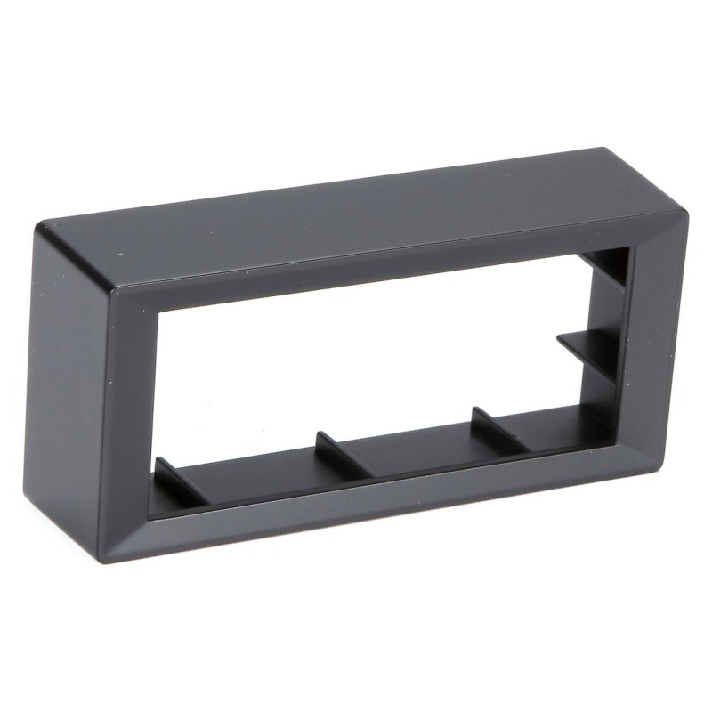 centreur noir 108,46x49,34mm pour montage autoradio Retrosound