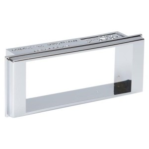 centreur chromé pour montage autoradio Retrosound