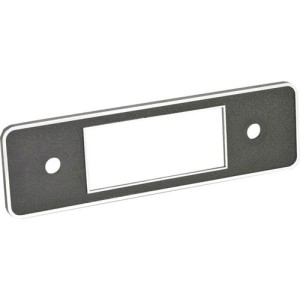 facade noire avec liseré chromé pour autoradio Retrosound dans Cox 68-85