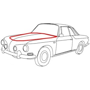 joint de capot avant ou...