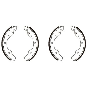 set de 4 machoires arrières 8/71-12/72 (252x56mm)