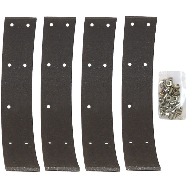 set de 4 bandes de freins à riveter vendues avec rivets 1200 47-53