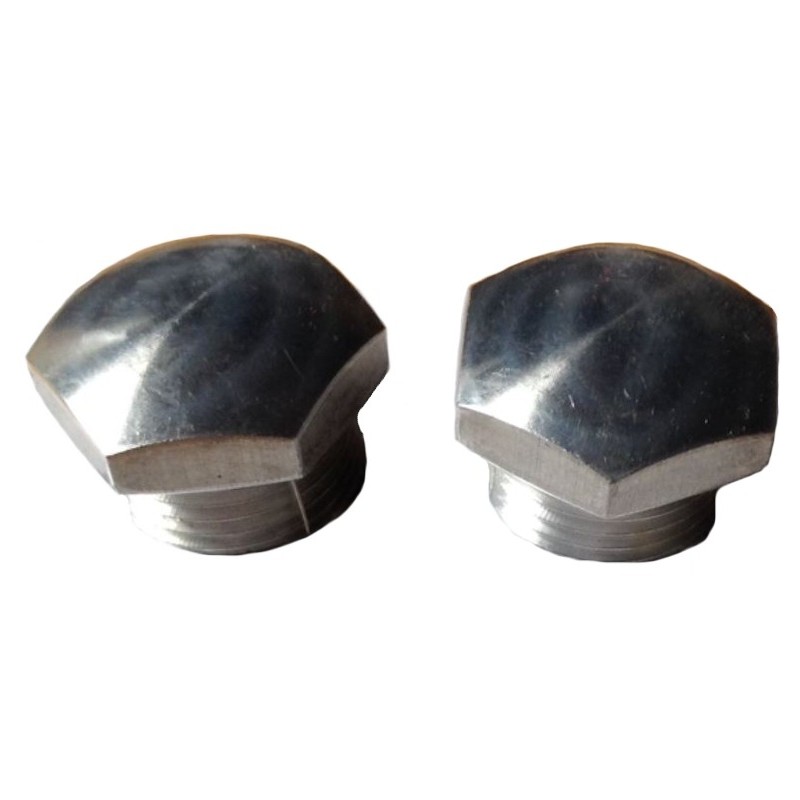 set de 2 vis inox M18x1.5 pour emplacement sonde sur échappement