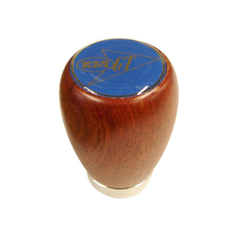pommeau en bois FLAT GT pour levier de vitesse diamètre 12mm 68-