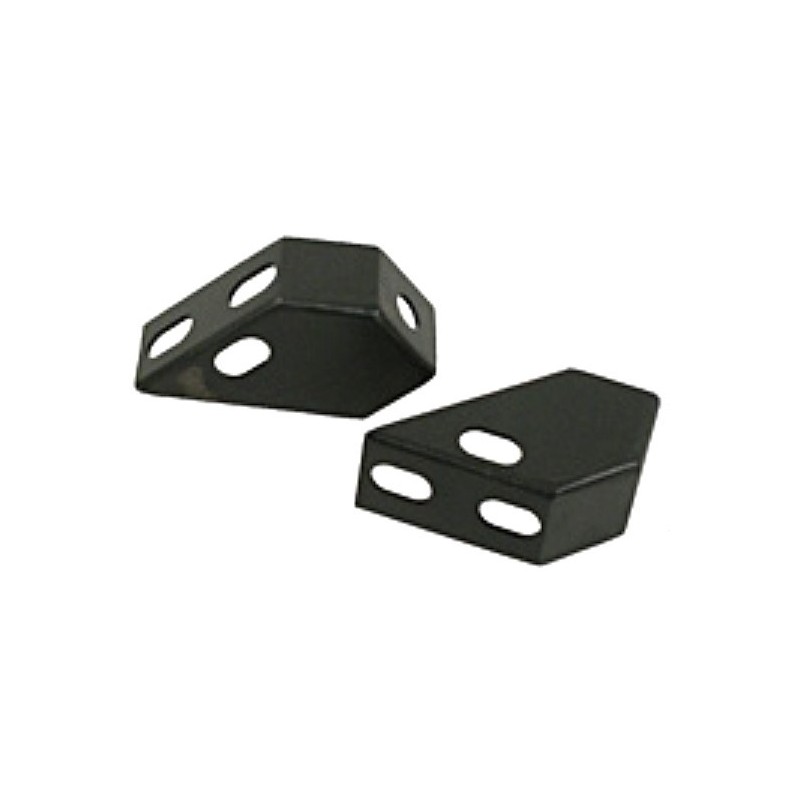 set de 2 supports sur ferrure de pare-choc pour installer mini-feux