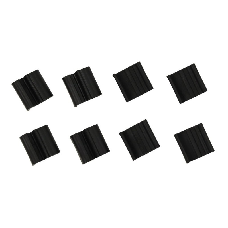 set de 8 clips de chrome de lèche vitre extérieur de porte 7...