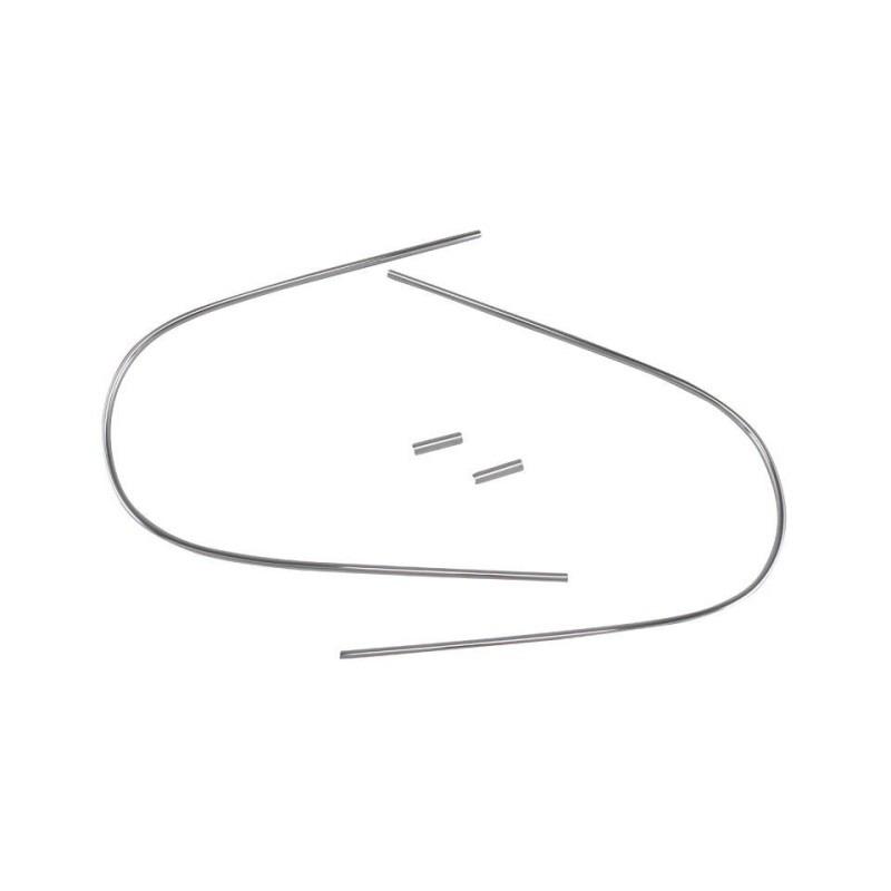 chrome de lunette arrière 58-63 vendu sans clips, prévoir ré...