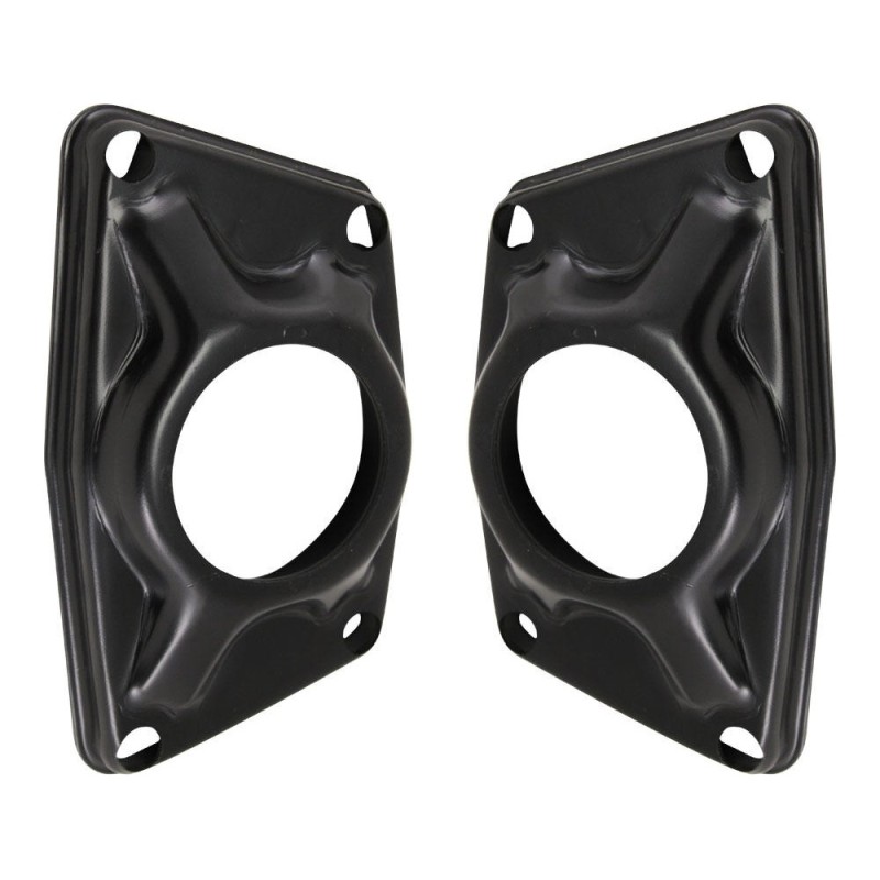 set de 2 couvercles noirs de lame de torsion arrière pour trompettes (pour silentbloc rond) 10/52-8/59