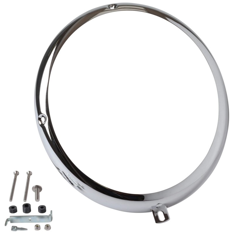 entourage de phare 61-67 avec trous de vis à 21h00 Qualité Supérieure