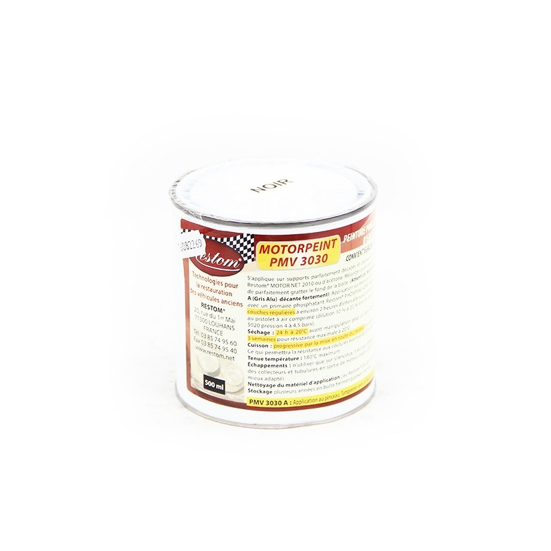 peinture anticorrosion NOIR RAL 9005 pour mote..