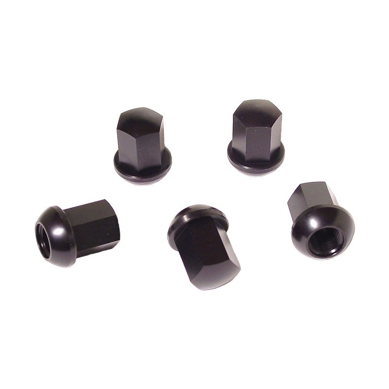 set de 5 écrous de roue aluminium style PORSCHE à appuis bom...