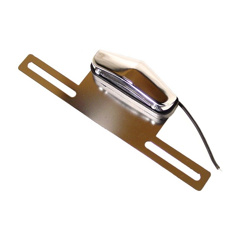 éclairage de plaque chromé universel remplace la ref 31880