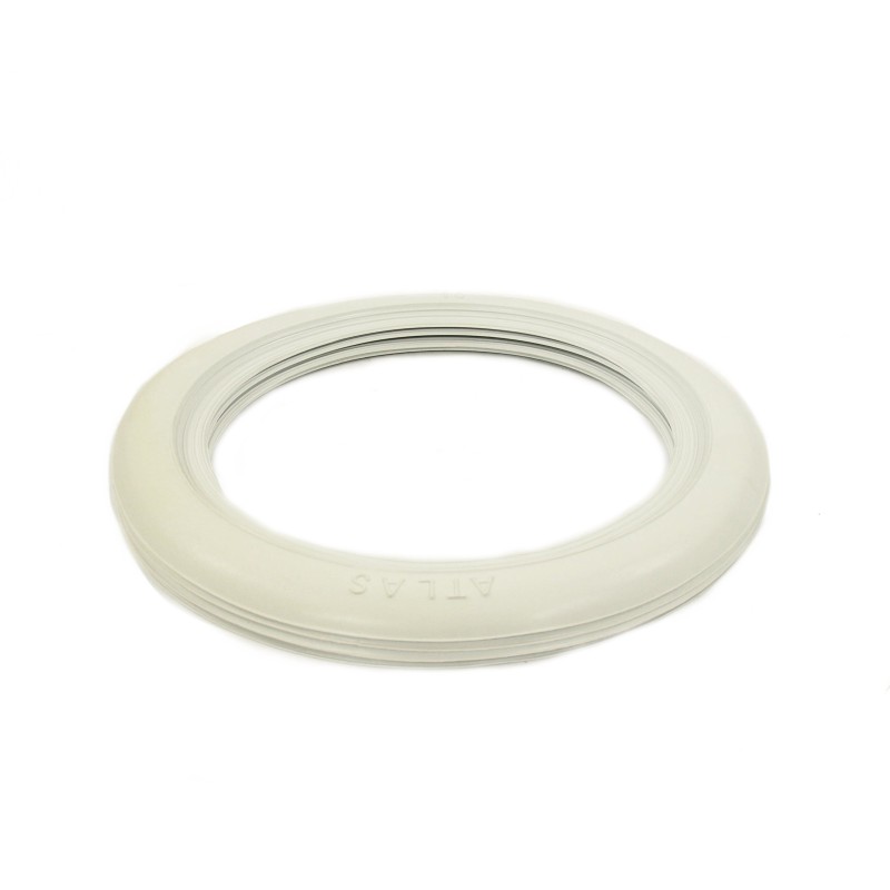 set de 4 flancs blanc diamètre 10