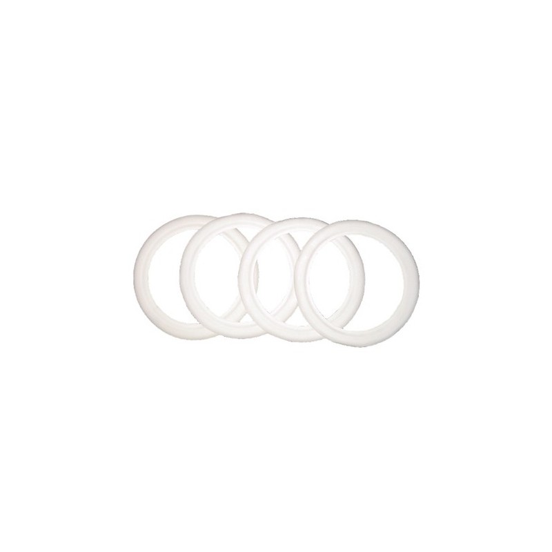 set de 4 flancs blanc diamètre 14