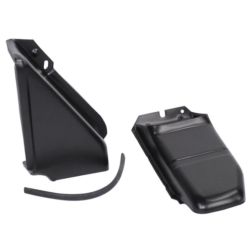 set de 2 tôles sortie de radiateur d’huile noires