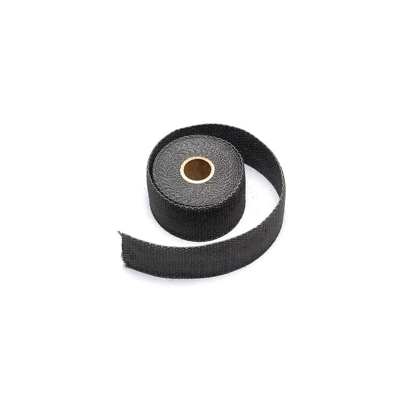 gaine d'échappement noire 'THERMO-TEC'  (5cm de largueur 4,5m de longueur)