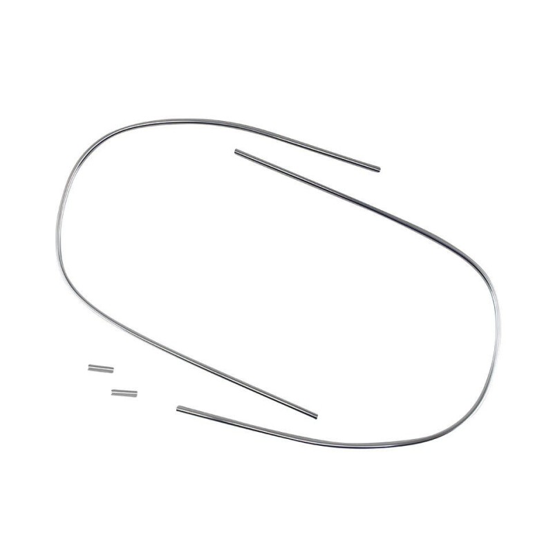 chrome de lunette arrière 63-7/75 vendu sans clips, prévoir ...