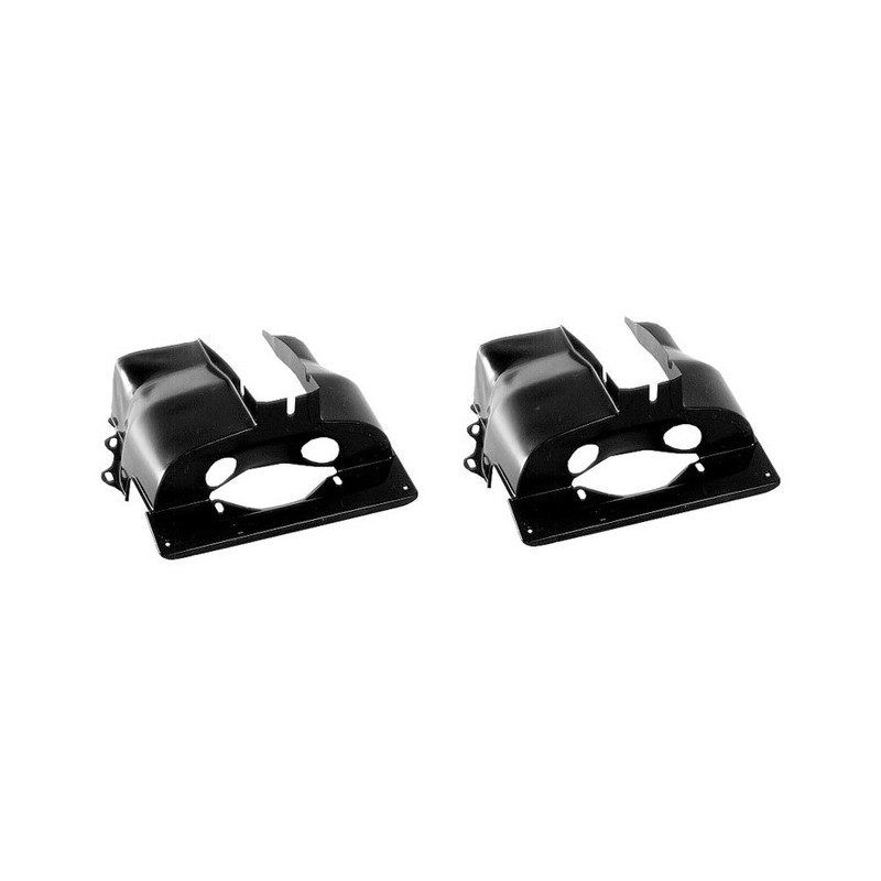 couvres cylindres (2) noirs double admission